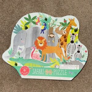 Safari Adventure Puzzle - Colorful Animal Design